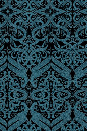 复古印花华亿平台图片