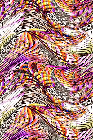 豹纹印花华亿平台图片