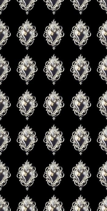 376262-金属爱心珠宝