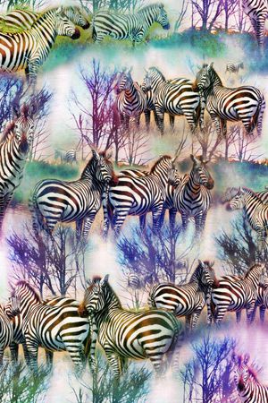 抽象印花华亿平台图片