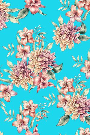 植物花卉印花华亿平台图片