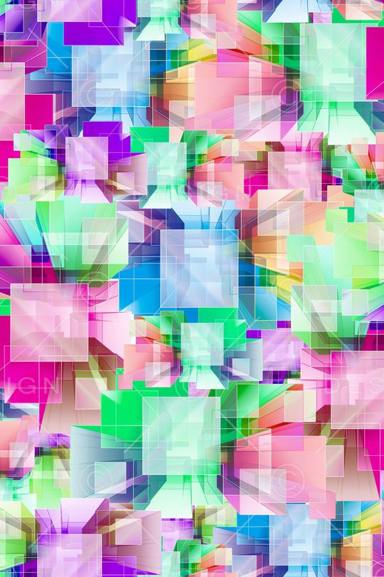 几何印花华亿平台图片