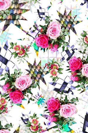 3D几何印花华亿平台图片