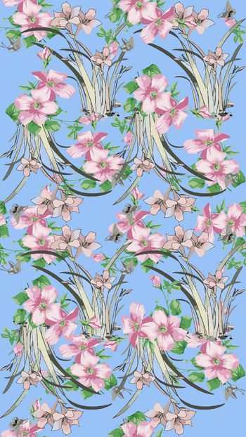 376342-清新水彩花卉