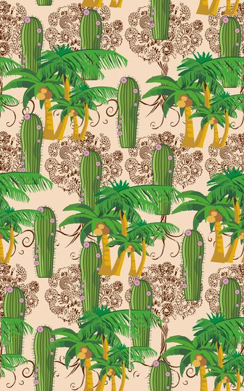 376348-热带植物风景图