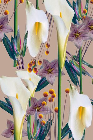 复古印花华亿平台图片