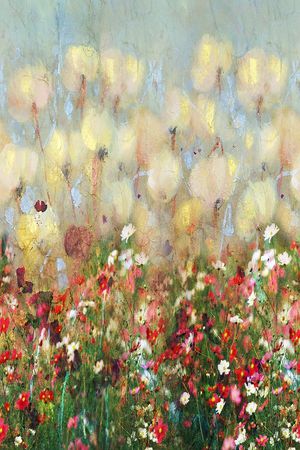 秋色蒲公英印花华亿平台图片