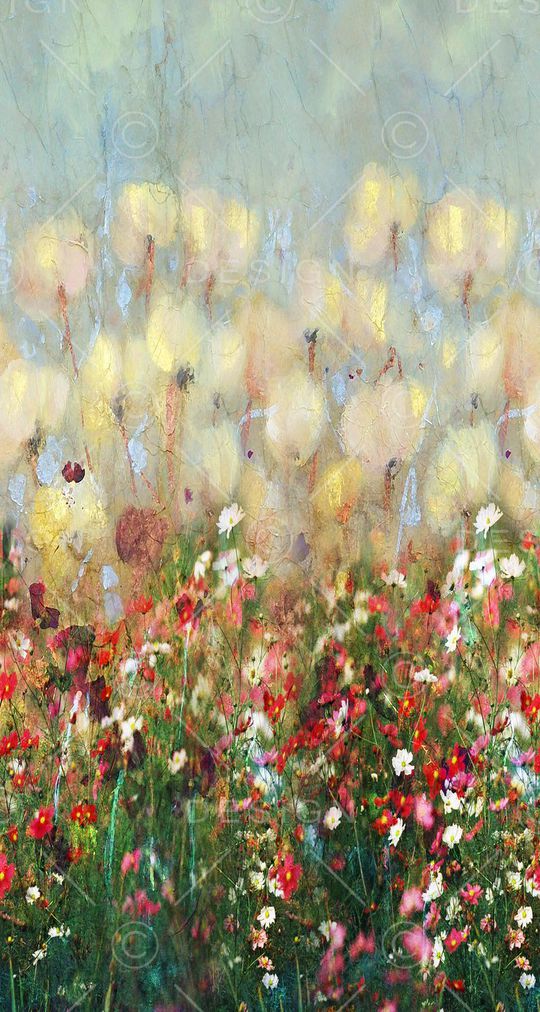 秋色蒲公英印花华亿平台图片