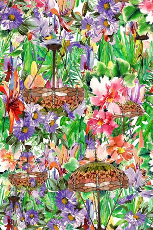 清新印花华亿平台图片