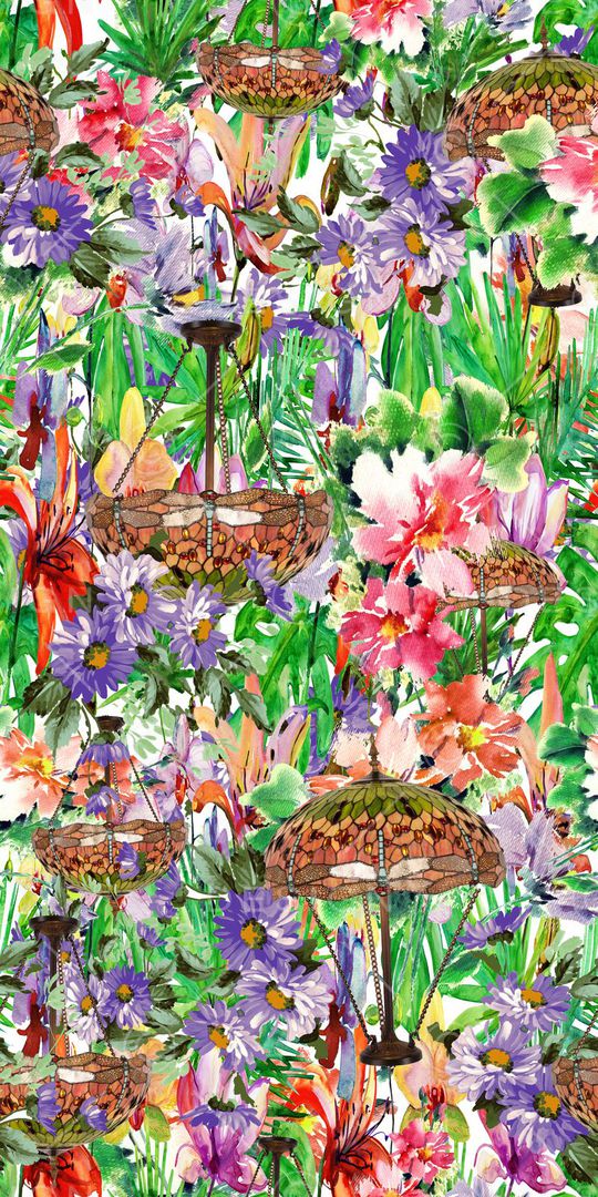 清新印花华亿平台图片