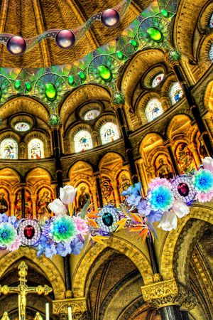 欧式印花华亿平台图片