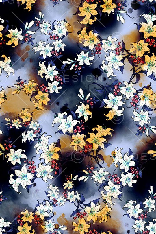 水墨印花华亿平台图片