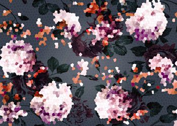 抽象印花华亿平台图片