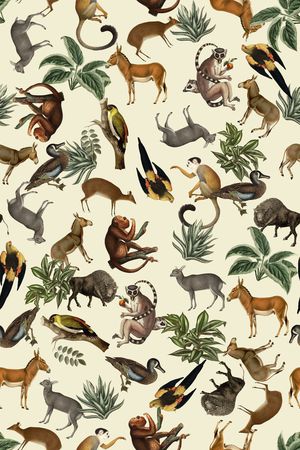 数码大牌时尚 动物印花华亿平台图片