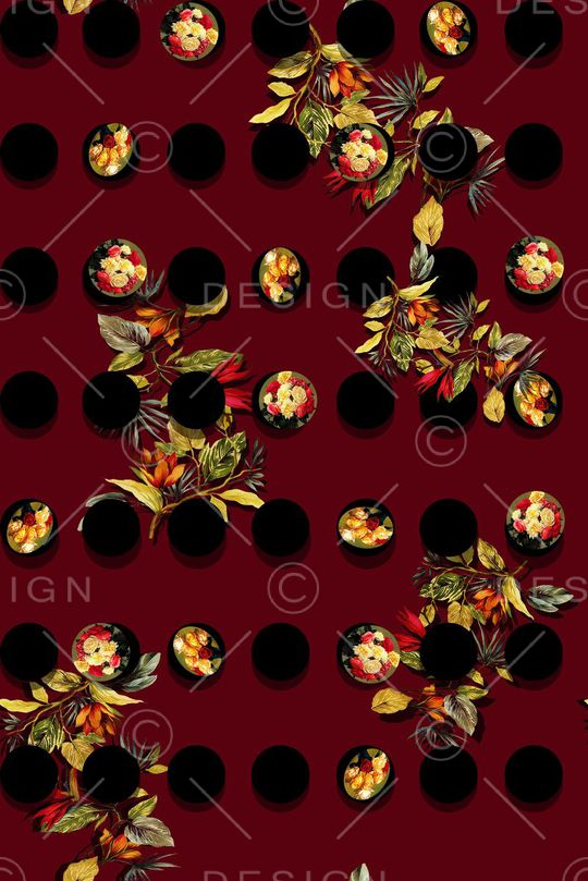 手绘印花华亿平台图片