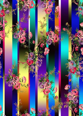 欧式印花华亿平台图片