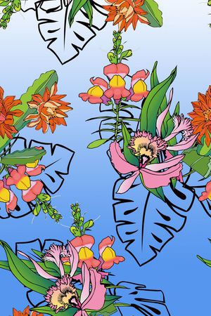 清新印花华亿平台图片