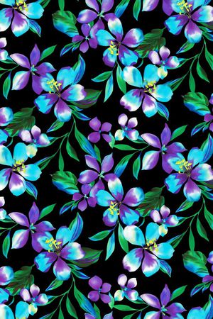 黑底印花华亿平台图片