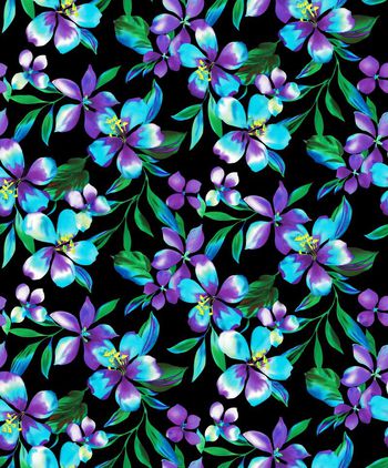 黑底印花华亿平台图片