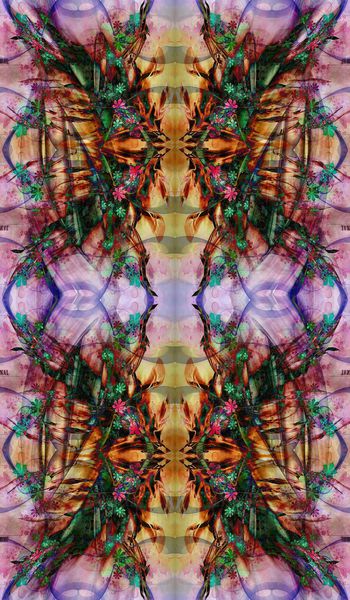 缤纷色彩印花华亿平台图片