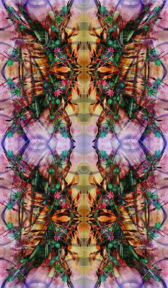 缤纷色彩印花华亿平台图片