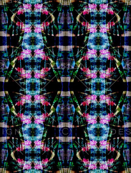 波浪纹印花华亿平台图片