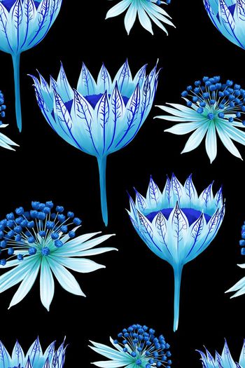 376838-手绘元素团花组合