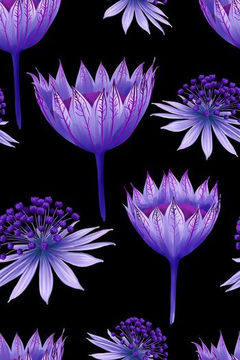 376840-手绘元素团花组合