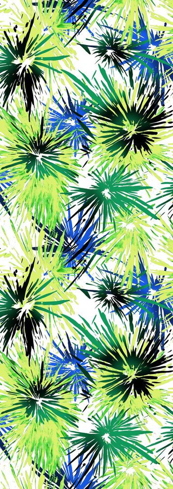 绿色印花华亿平台图片