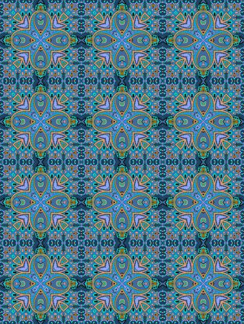 376854-欧洲传统纹样印花