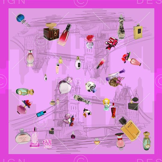 城市剪影印花华亿平台图片