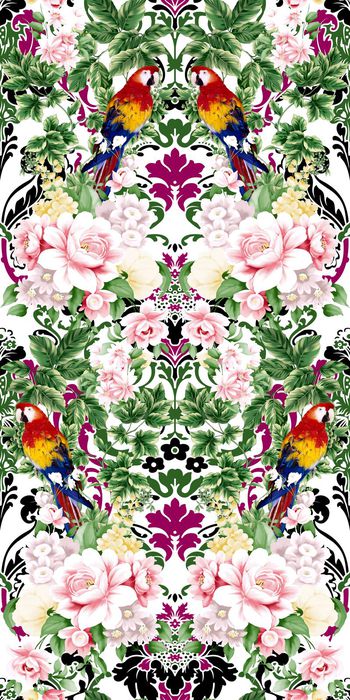 376879-对称花鸟纹