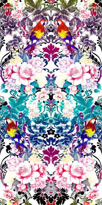 376880-对称花鸟纹