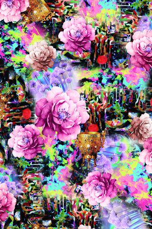 时尚印花华亿平台图片