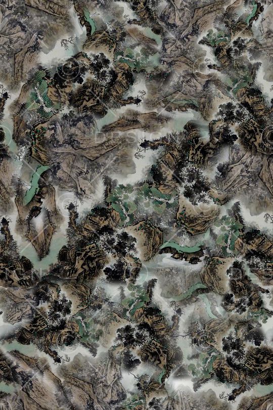 中国风印花华亿平台图片