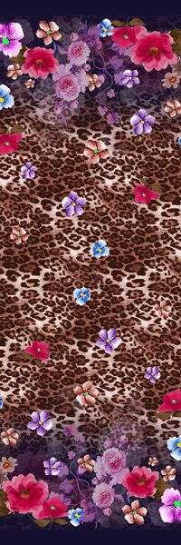 豹纹印花华亿平台图片