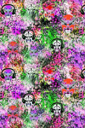 变脸印花华亿平台图片