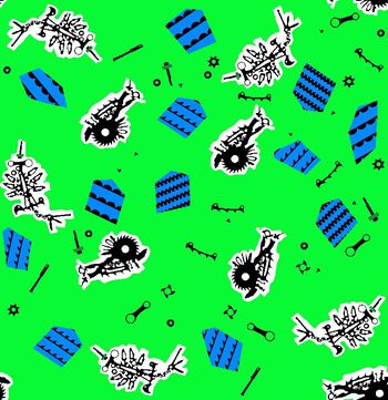 不规则几何印花华亿平台图片