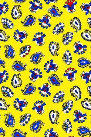 佩斯利涡旋纹印花华亿平台图片