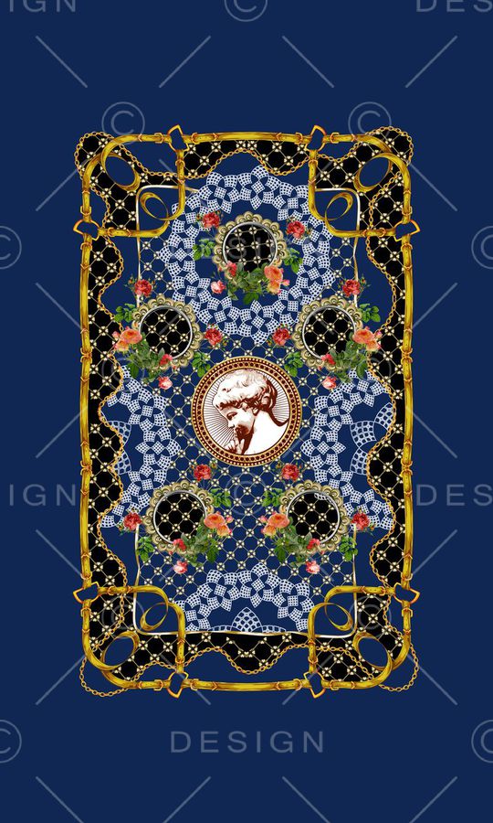 格子黑白印花华亿平台图片