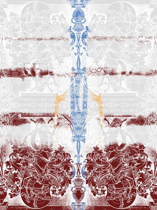 复古时尚印花华亿平台图片