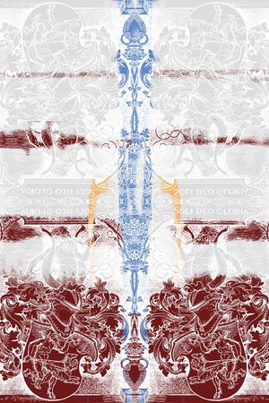 复古时尚印花华亿平台图片