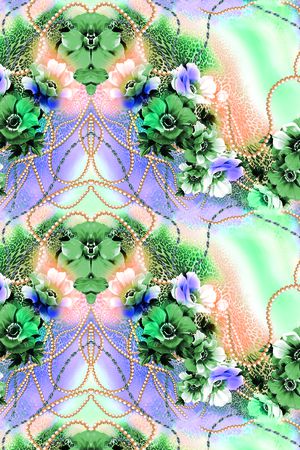 珍珠项链印花华亿平台图片