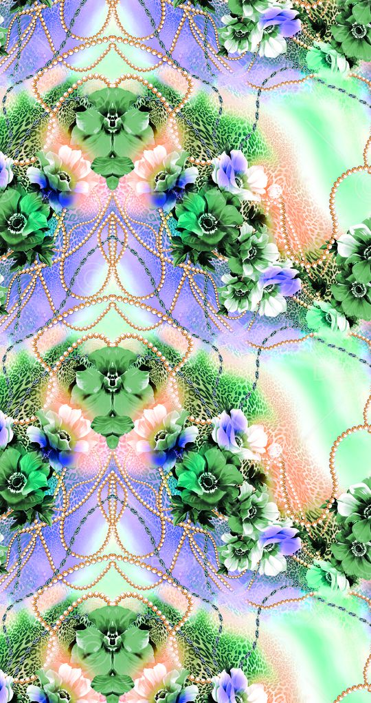 珍珠项链印花华亿平台图片