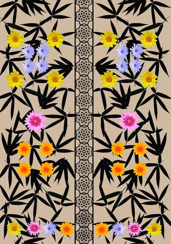 时尚简约印花华亿平台图片