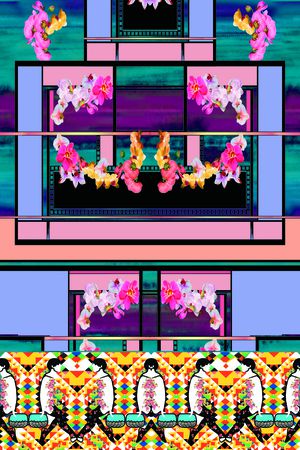 欧美名族风印花华亿平台图片