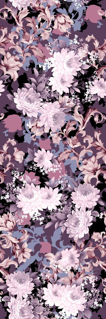 377328-长幅满版花卉