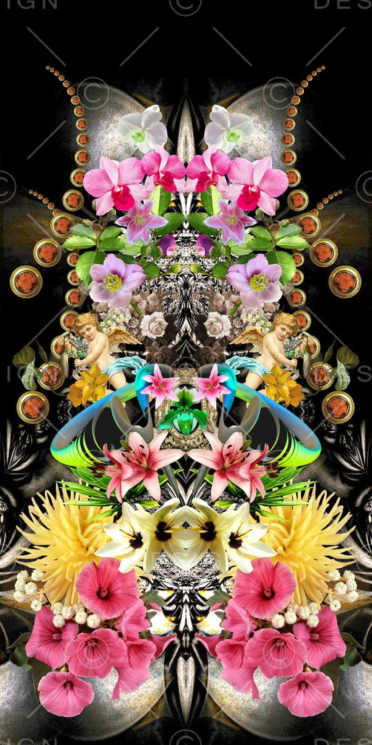 数码 时尚定位印花华亿平台图片