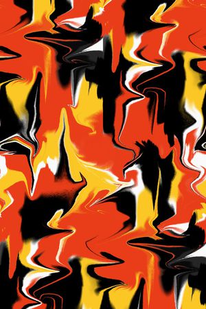 抽象元素印花华亿平台图片