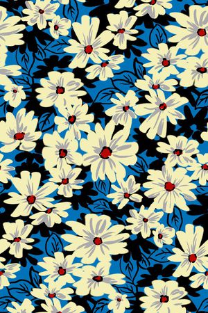 田园风印花华亿平台图片